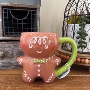 Brand New Ceramic Gingerbread Boy Mug